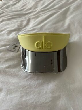 Alo Yoga Airlift Solar Visor Sunshine Yellow NWT